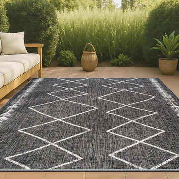 Derya Tribal Diamond Trellis Indoor/outdoor Area Rug